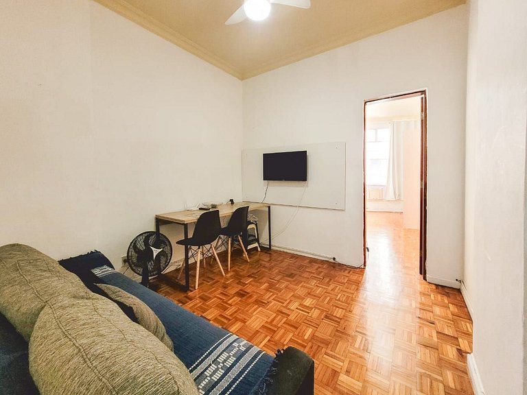 Apto de 1 quarto, boa localizaçao