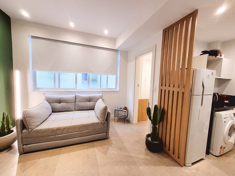 Elegante apartamento de 1 dormitorio en Copacabana