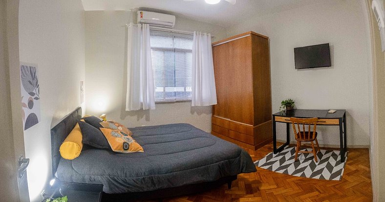 Lindo apartamento no coração de Copacabana